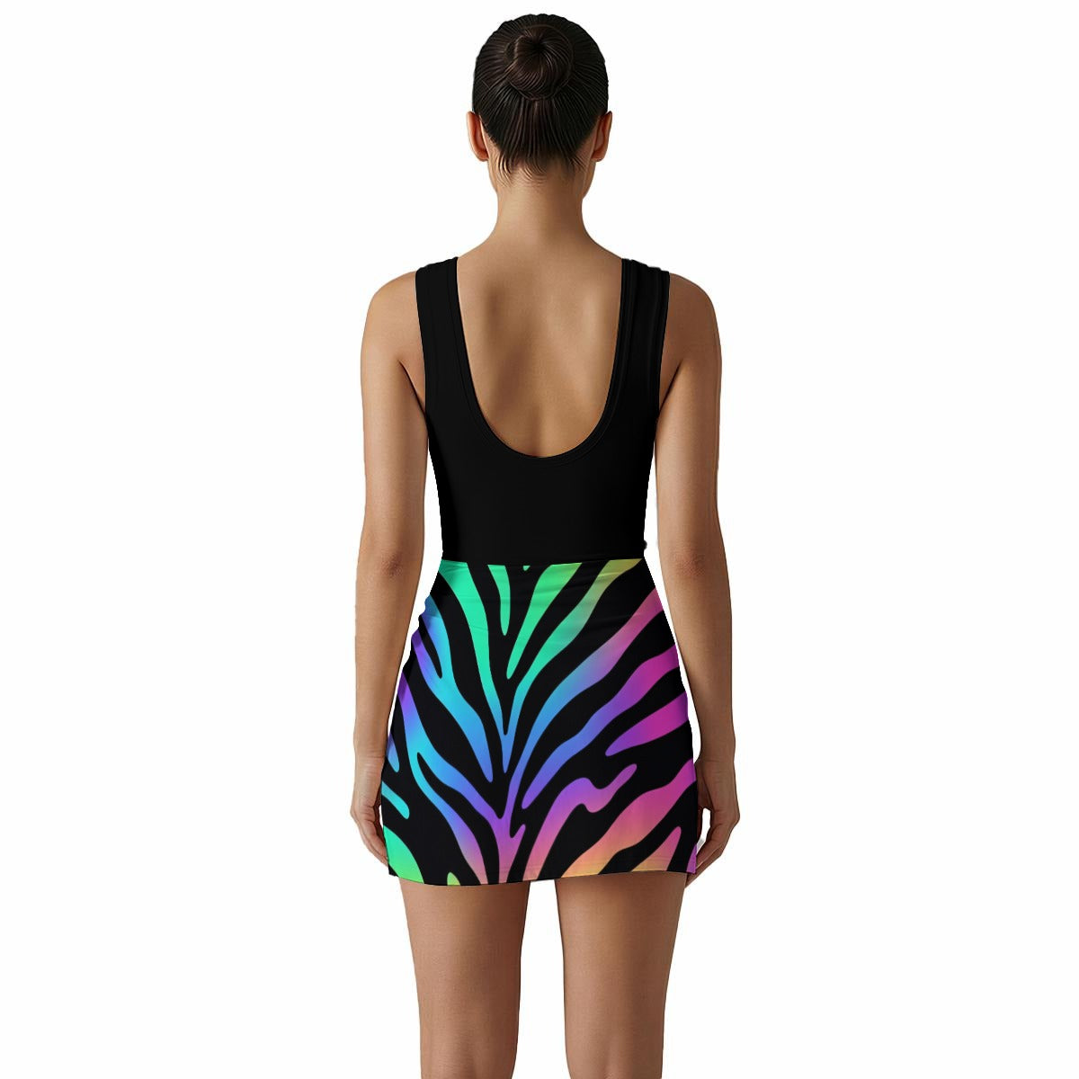 Drop 02 | Rave | Zebra Bodysuit Dress
