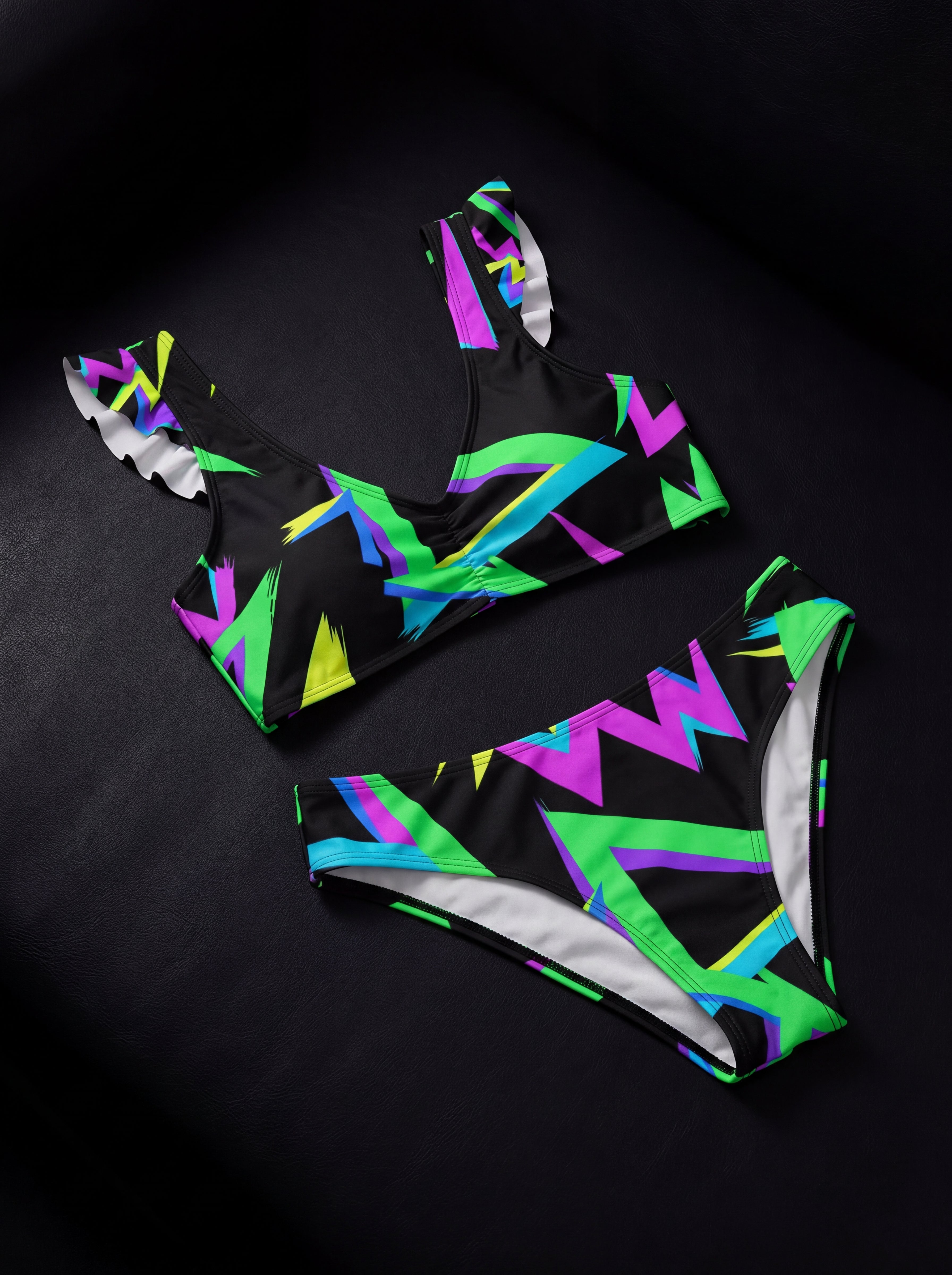 Drop 02 | Rave | Ruffle Cuff Bikini